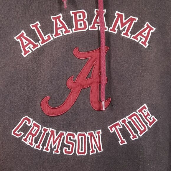 Alabama Crimson Tide Hoodie Men's Medium Colosseum Sweatshirt Gray NCAA - Picture 3 of 14